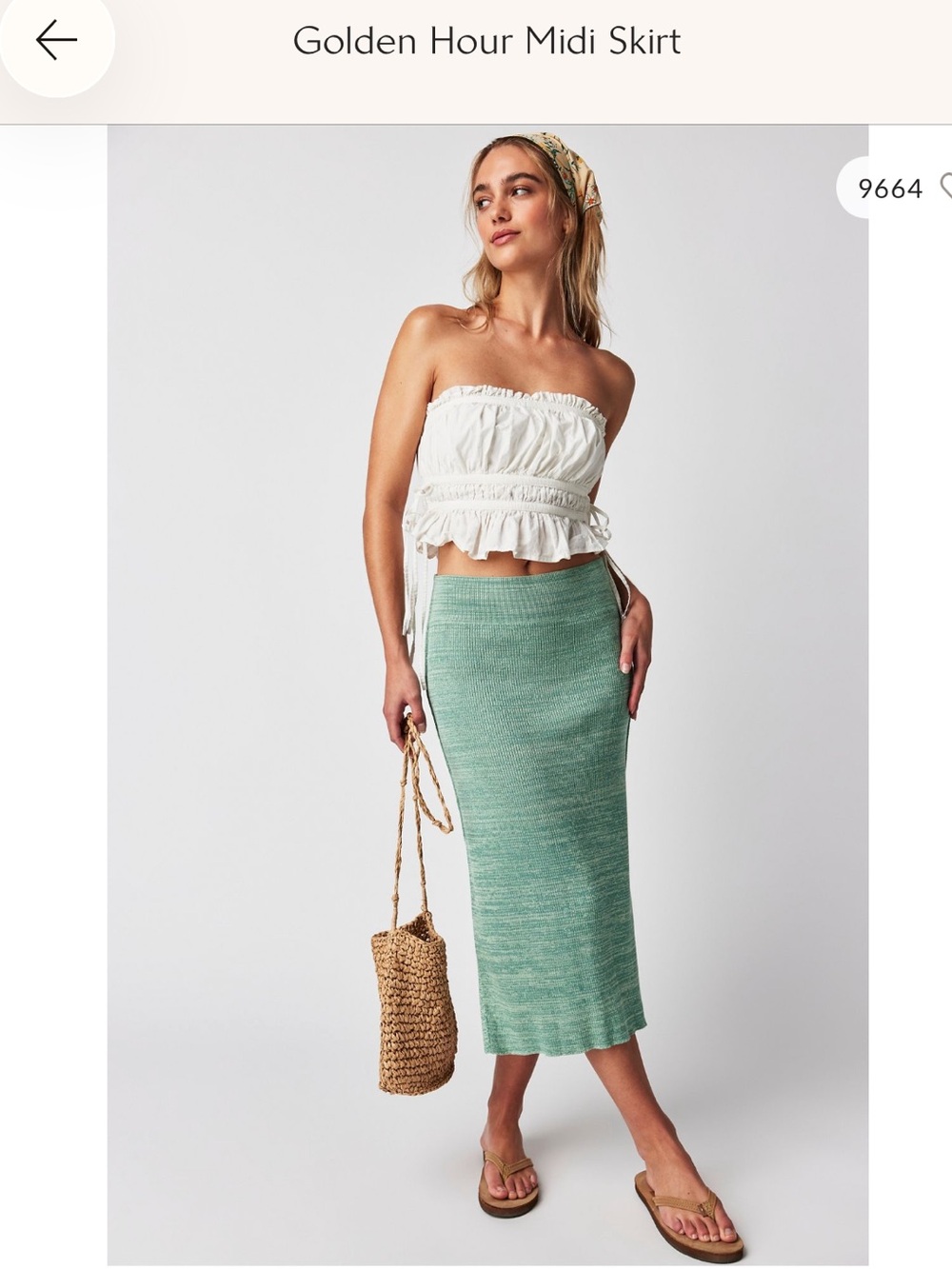Black free people skirt